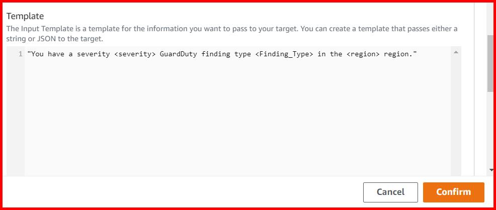 Picture showing pasting the xml of template